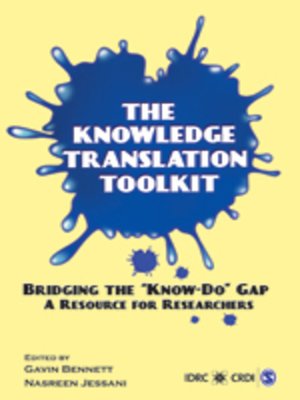 cover image of The Knowledge Translation Toolkit